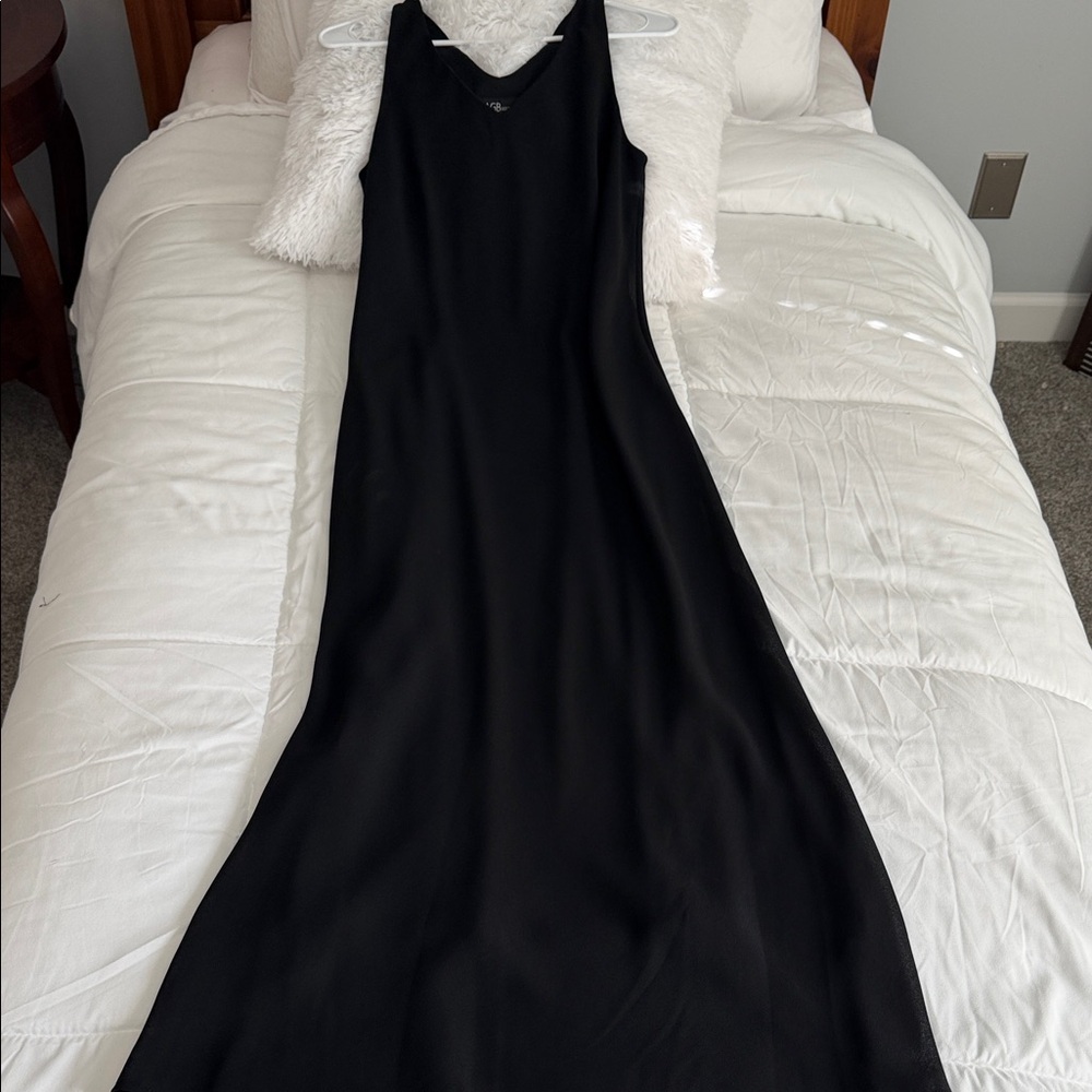 AGB Black Maxi Slip Dress